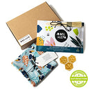 DIY Beeswax Wrap Kit - Australian Made Beeswax Food Wraps are Food-Safe & Perfect for Saving You Time and Mess - It's Fun, Easy & Zero Waste - A Healthy, Reusable & Sustainable Way to Store Your Food