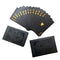 ZIENVE Black Playing Cards, Classic Waterproof Plastic Playing Cards, Decks of Cards, Premium Cool Poker Cards with Unique Bright Colors Great for Party, Game, Magic Trick, Black Rose