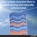 rant Print Microfiber Gym Towel - Super Absorbent & Quick-Drying - Ultra Soft, Double-Sided Sports Towel with Eye-Catching Designs - Compact & Lightweight - Ideal for Yoga, Travel, and Active Lifestyles (Blue)