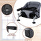 Hook On Chair, Clip on High Chair, Fold-Flat Storage Portable Baby Feeding Seat, High Load Design, Attach to Fast Table Chair Removable Seat for Home and Travel(Grey)