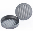 GWHOLE Burger Press with 100PCS Wax Papers Set Non-Stick Patty Maker Hamburger Press Mold Aluminum for BBQ Grill