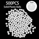 500PCS 7mm Diameter PP Solid Plastic Balls Roller Bearing Transmission