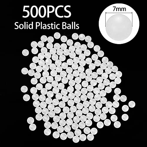 500PCS 7mm Diameter PP Solid Plastic Balls Roller Bearing Transmission