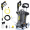 Oppsbuy High Pressure Washer, 2500PSI Electric Cleaning Washing Machine with High Pressure Gun, 10m Hose, 2.2m Power Cord, Soap Bottle for Cleaning Patios, Cars, Homes