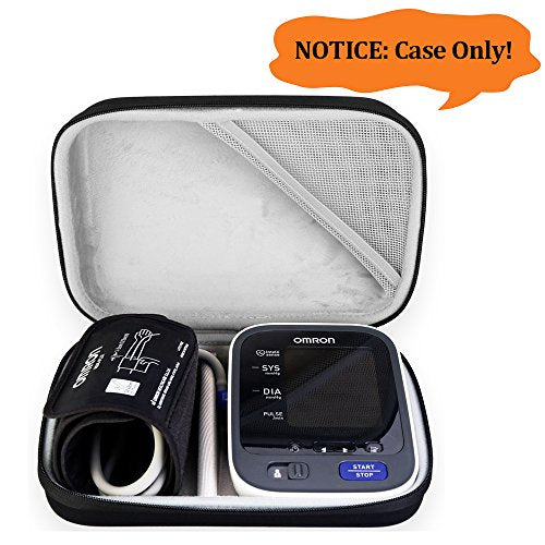 BOVKE Carrying Case Travel Bag for Omron 10 Series BP785N / BP786 / BP786N Wireless Upper Arm Blood Pressure Monitor Cuff,Black