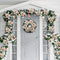 TOYANDONA 12Pcs Christmas Glitter Poinsettia Flowers, Christmas Tree Flower Decorations Artificial Flowers with Stems and Clips for Wedding Party Wreath (Champagne)