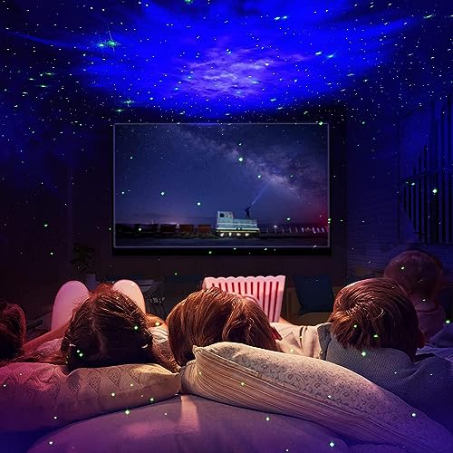 Astronaut Galaxy Star Projector Night Light - with Timer Remote Control and 360°Adjustable Design for Kids Baby Bedroom Christmas Birthdays Valentine's Day etc