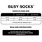 Busy Socks Merino Wool Compression Support Ankle Running Hiking Socks for Men Women, Soft Thick Cushion Tab Socks 3/6 Pairs, 6 Pairs Light Grey, Large-X-Large