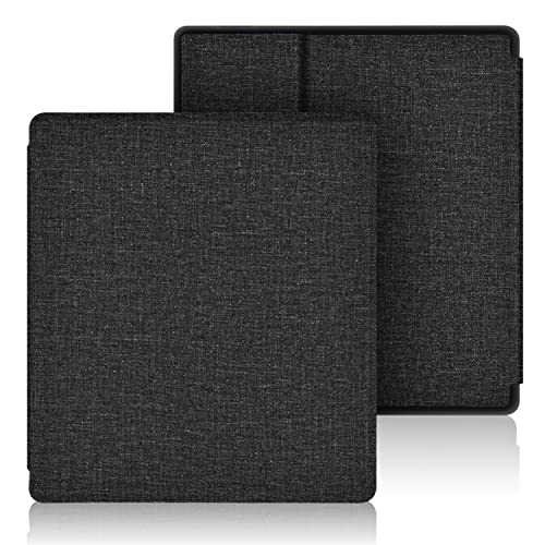 7 Inch Kindle Oasis Fabric Case (10th Generation, 2019 Release & 9th Generation, 2017 Release) Auto Wake/Sleep, Soft Case with Hand Strap and Stylus