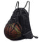 STAY GENT Drawstring Basketball Backpack for Boys, Foldable Soccer Backpack Gym Bag Sackpack Sports Sack with Detachable Ball Mesh Bag for Volleyball Baseball Yoga