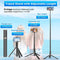 TONEOF 60" Cell Phone Selfie Stick Tripod,Smartphone Tripod Stand All-in-1 with Integrated Wireless Remote,Portable,Lightweight,Extendable Phone Tripod for 4''-7'' iPhone and Android