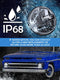 ZIMABLUE 7 inch LED Headlight 2PCS Cool White High Low Beam Plug and Play 7" round Headlights H6024 LED Headlight DOT Approved Compatible with Jeep Wrangler JK TJ CJ, Truck SUV etc
