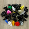 200Pcs Bumper Clips Car Retainer Clips & Plastic Fasteners Kit Auto Body Push Rivets Fender Liner Clips Multiple Size Universal Car Door Panel Trim Clip Fasteners for Car Auto Vehicle Truck