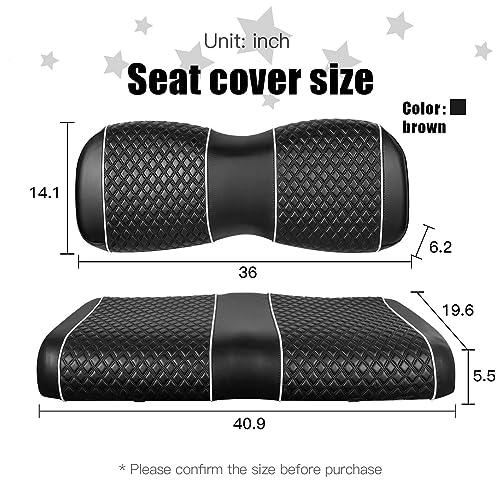 NOKINS Golf Cart Seat Cover for Yamaha Drive