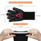 BBQ Grill Gloves 1472℉ 800℃ Extreme Heat Resistant Grilling Gloves Non-Slip Silicone Insulated Grill Mitts for Cooking,Baking,Grill,Welding,Smoker, 14inch