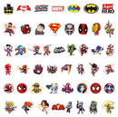 100 PCS Marvel Superhero Stickers,Comic Captain Spiderman Graffiti Vinyl Waterproof Decals for Water Bottles Computer Bicycle Skateboard Luggage Phone Pad Laptop Kids Teens Stickers Pack