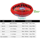 Sherrin AFL KB All Surface Football Size 4 in White