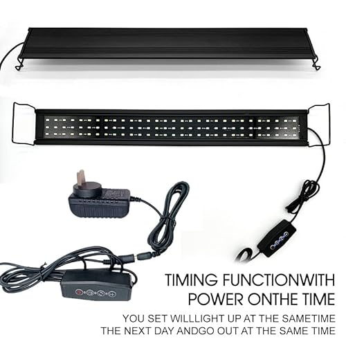 40/60/90Aquarium Light Lighting Full Spectrum Aqua Plant Fish Tank Bar LED Lamp (For40-60CM Tank)