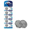 5 Pcs CR2032 Coin Button Cell 3V Lithium Batteries Retail Pack Compliant with Coin Battery Safety Standards 2020