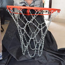 Heavy Duty Basketball Metal Chain Net Official Size Rims Hoop 12 Loop Sports Gym