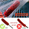 Epzia 4 Pack Long Handle Car Cleaning Kit Wheel Brush Kit - 2X Soft Wheel Woolies Cleaning Brush, Detailing Brush and Stiff Tire Brush, Bendable& Durable Wheel Rim Car Wash Kit