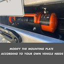 Winch Mounting Plate Steel Universal Plate Cradle 8000lb-17500lb Trucks Winch Mount Recovery Winches