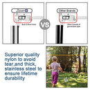 Zicon Portable Tennis Net,Stainless Steel Poles Badminton Net Set Adjustable Height Nylon Net with Carry Bag, for Kids Volleyball, Pickleball,Soccer, Indoor, Outdoor Court, Backyard, Beach, Driveway