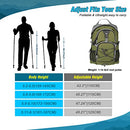 Trekking Poles, Beedove Hiking Poles Adjustable & Foldable Portable Walking Poles with 6 Different Pole Tips, Ultralight Aluminum Trekking Poles for Walking, Camping, Mountaining,Trekking