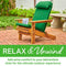 Plant Theatre Adirondack Chair Cushion - High Back Patio Chair Cushion for Outdoor Furniture - Outdoor Chair Cushions for Rocking Chairs, Front Porch, Yard and Lawn Furniture - 49" x 22" Navy Blue