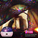 MOKOQI Star Projector Night Light for Kids Adults, Star Night Lights Romantic Rotating Projection Lamp with Timer & Color Changing for 1-6-10 Year Old Gifts (Pink)