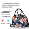 6Pcs Lunch Bag Women,Cooler Bag,Insulated Lunch Bag,Insulated Lunch Box with Silverware,beach cooler with Adjustable Shoulder Strap for Office Work School Picnic Workout Travel Gym