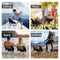 FBSPORT Camping Chair, Portable Folding Chair Lightweight Backpacking Chair Compact & Heavy Duty, Foldable Chair Outdoor with Carry Bag for Hiking Beach Picnic Travel Fishing (1 Pack Dark Blue Large)