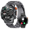 LIGE Smart Watch for Men, 1.43" AMOLED HD 360mAh Smartwatch with Bluetooth Call, Heart Rate/Sleep/Blood Oxygen Monitor, IP68 Waterproof 2 Straps Smart Watch Compatible with Android iPhone iOS Black