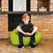 Big Joe Classic Bean Bag Chair, Spicy Lime Smartmax, 2ft Round
