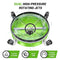 14" Pressure Washer Surface Cleaner with 4 Wheels - Coated Green Stainless Steel Surface Cleaner for Pressure Washer Attachment for Concrete, Patio, Sidewalk, Deck and Driveways - PWS14G