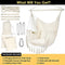 Y-STOP Hammock Chair Hanging Rope Swing, Max 330 Lbs, 2 Cushions Included, Large Macrame Hanging Chair with Pocket, Quality Cotton Weave for Superior Comfort, Durability, Beige