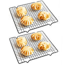 Tongke 2 Pack Stainless Steel Nonstick Baking & Cooling Rack, for Roasting, Grilling, Cooking, Cooling, Oven & Dishwasher Safe (11x10inch)