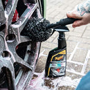 Meguiar's X1902EU Supreme Microfibre Wheel Brush, Medium, Completely Safe Wheel Cleaning, Black