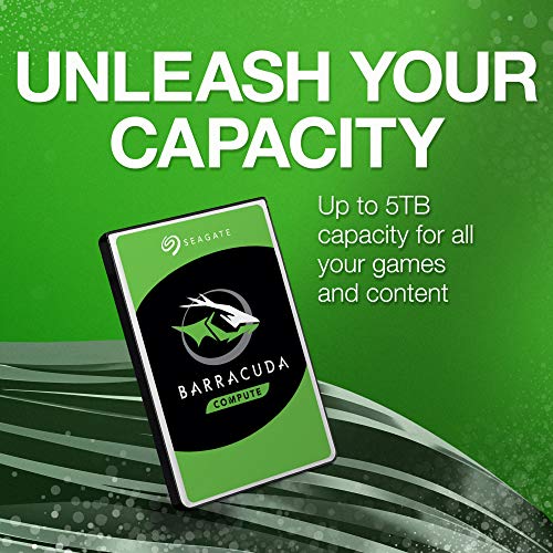 Seagate Barracuda 2TB Internal Hard Drive HDD – 2.5 Inch SATA 6Gb/s 5400 RPM 128MB Cache for Computer Desktop PC – Frustration Free Packaging (ST2000LM015)