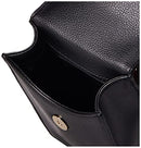 DKNY Women's Everyday Multipurpose Crossbody Handbag, Black/Gold Elissa Small, One Size