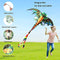 (Blue) - Lamonty Green Dragon Kite - Beautiful and Easy Flyer Kite for Children and Adult with Long Colourful Tail String Line Accessories Easy to Soar High Outdoor Sports Game Activities or Beach Trip