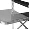 Picnic Time ONIVA - a Brand - Sports Chair with Side Table, Beach Chair, Camp Chair for Adults, (Black)