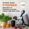 Optimum H3000 2nd Gen - Horizontal Slow Quiet Masticating Cold Press Juicer, 70 RPM, 7.6 cm Extra Large Chute, Ceramic Auger, 300W, Lifetime Motor Warranty (Silver)