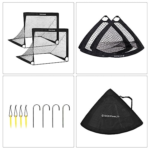 Songmics Portable Soccer Net, 120 cm Size, Black