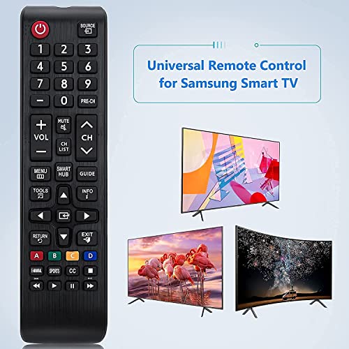 Universal Remote Control for Samsung Remote Control - Direct for All Samsung TV Remote Control LCD LED QLED SUHD UHD HDTV Curved Plasma 4K 3D Smart TVs, AA59-00602A