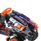 Nerf Battle Racer Pedal Go Kart, Orange/Grey/Black