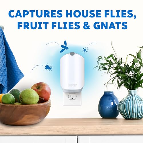 ZEVO Electric Flying Insect Trap Starter KIT | Device | Model 3 | Mosquito Killer| Fruit Fly Trap | UV Light attracts Insect |
