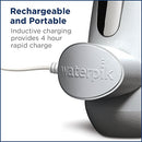 Waterpik Cordless Advanced Water Flosser WP-560 - 3 Pressure Settings - 360° Tip Rotation - 45 Seconds Water Capacity - Extra Quiet Design - 4x Flosser Tips - Dental Floss - Oral Hygiene - White