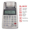 Sharp EL-1611V Handheld Portable Cordless 12 Digit Large LCD Display Two-Color Printing Calculator with Tax Functions