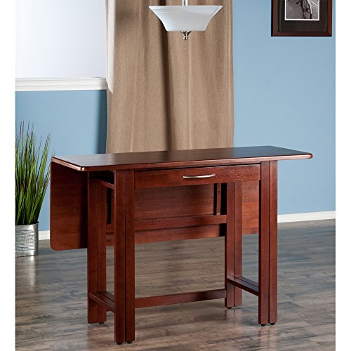 Winsome Taylor Solid Wood Drop Leaf Table - Walnut